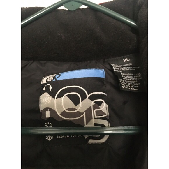 Op Men's Burgundy Athletic Full Zip Puffer Vest Jacket Lined Size XL - Picture 5 of 11